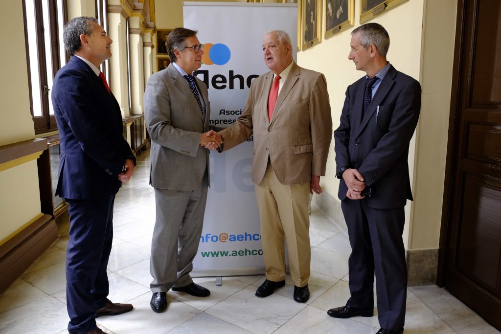 de izda. a dcha: Julio Andrade, Jose Carlos Escribano, Manuel Montes y Francisco Moro